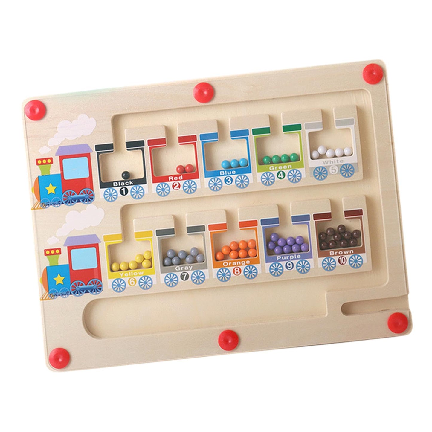 Zoomella Magnetic Color And Number Maze Games Montessori Toys For Boys 3 4 5 Years Old| Toys & Hobbies|Educational|Other Educati