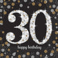 Amscan 511544 Sparkling Celebration 30' Luncheon Napkins, 16 Pcs, Birthday