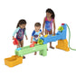 Simplay3 Rushing River Falls Multi-Level Outdoor Water Play Table, Expandable Splash Table for Toddlers and Kids Ages 1.5 to 6 -