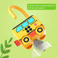 Montessori Educational Toys Learning Games Busy Board - Toddler Car Activities - Baby Sensory Fine Motor Skills Developmental Toys - Gifts For 6 9 12 18 Month Age 1 2 3 4 One Two Year Old Boys Girls