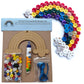 The Brown Box Diy Button Rainbow Mosaic Kit,Craft Kit,Art And Craft Kit,Diy Kit,Hobby Kit,Rainbow Theme Birthday Gift,Christmas 