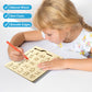 Hzsshb Wooden Letters Practicing Board,Reusable Handwriting Alphabet Tracing Board Double-Sided Toddlers And Preschool Gifts Lea