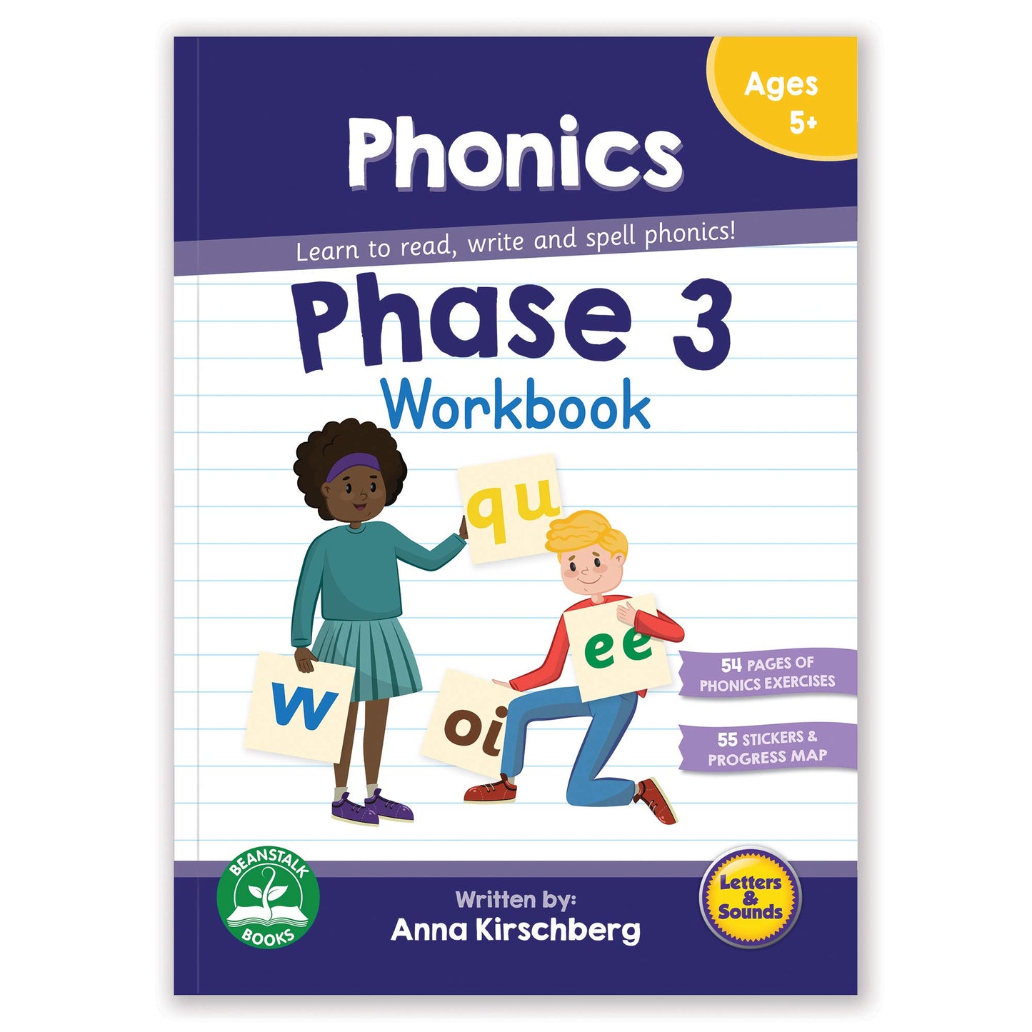Junior Learning Phase 3 Phonics Workbook,Multi