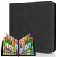 Old Canal Trading Card Binder  12 Pocket Card Album Folder Hold Up to 720 Cards  enhanced and Durable Zipper Binder  Cards Holder Album for MTG  TCG  Baseball Cards  Football Cards  Game Cards (Black)
