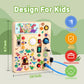 Grarain Busy Board - Montessori Toy for Toddlers 1-3 Years, Travel-Friendly, Wood, Dinosaur Busy Board V2