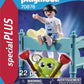 Playmobil Child with Monster Figurine - Multicoloured, One Size, Model 70876, Plastic