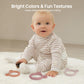 Eascrozn Baby Teething Toys 3-6 Months  Teethers for Babies 6-12 Months  Silicone Teething Ring Toys Easy to Grasp  Teething Relief for Baby Infant Toys  BPA Free