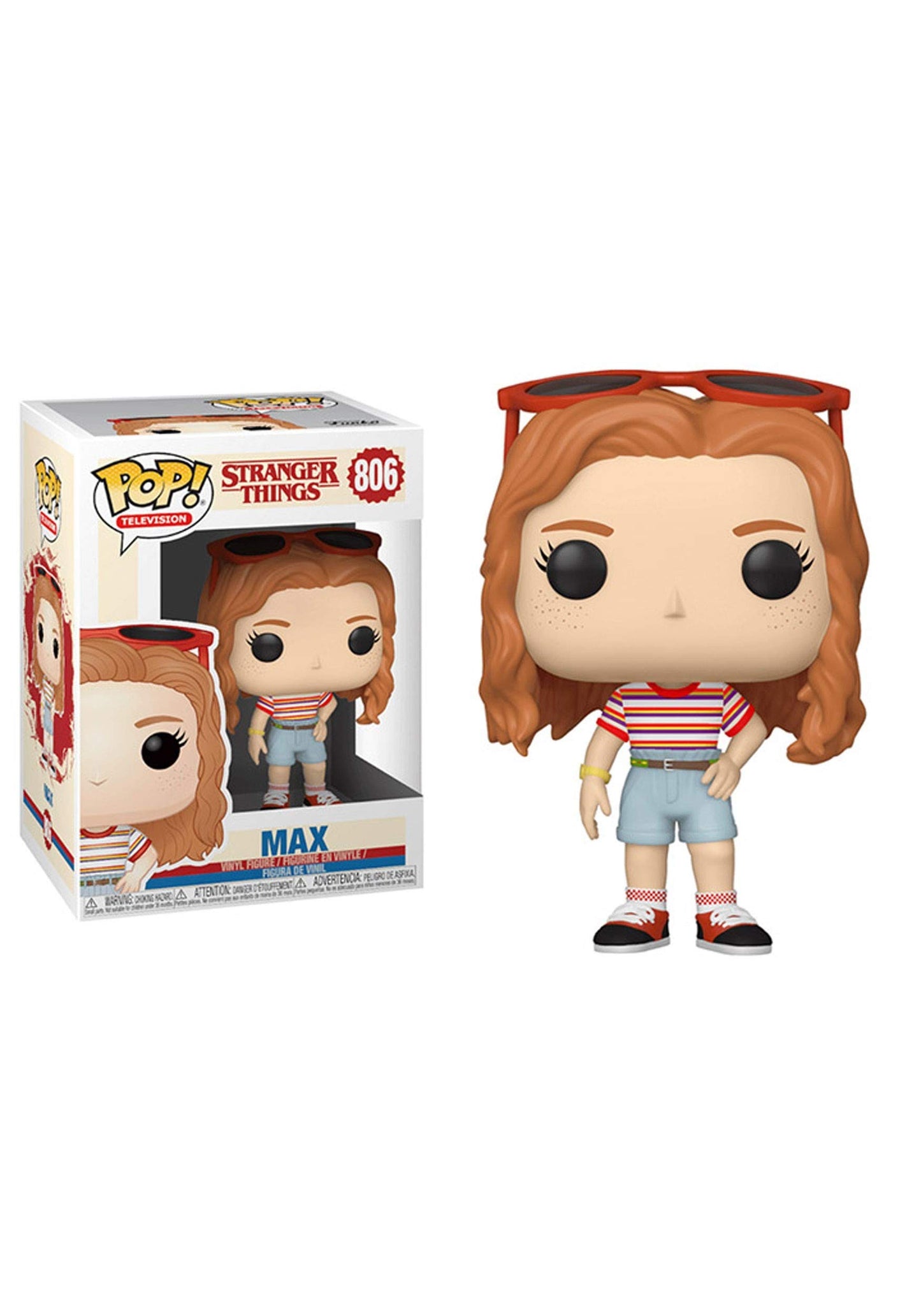 Funko Pop! Television Max (Mall Outfit) - Multicolor Vinyl Figure, Standard Size, Model #38531