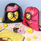 Yungyan 48 Pcs Softball Party Favors Set Softball Goodie Bags 24oz Softball Cups with Lids Sport Drawstring Bags Softball Hair T