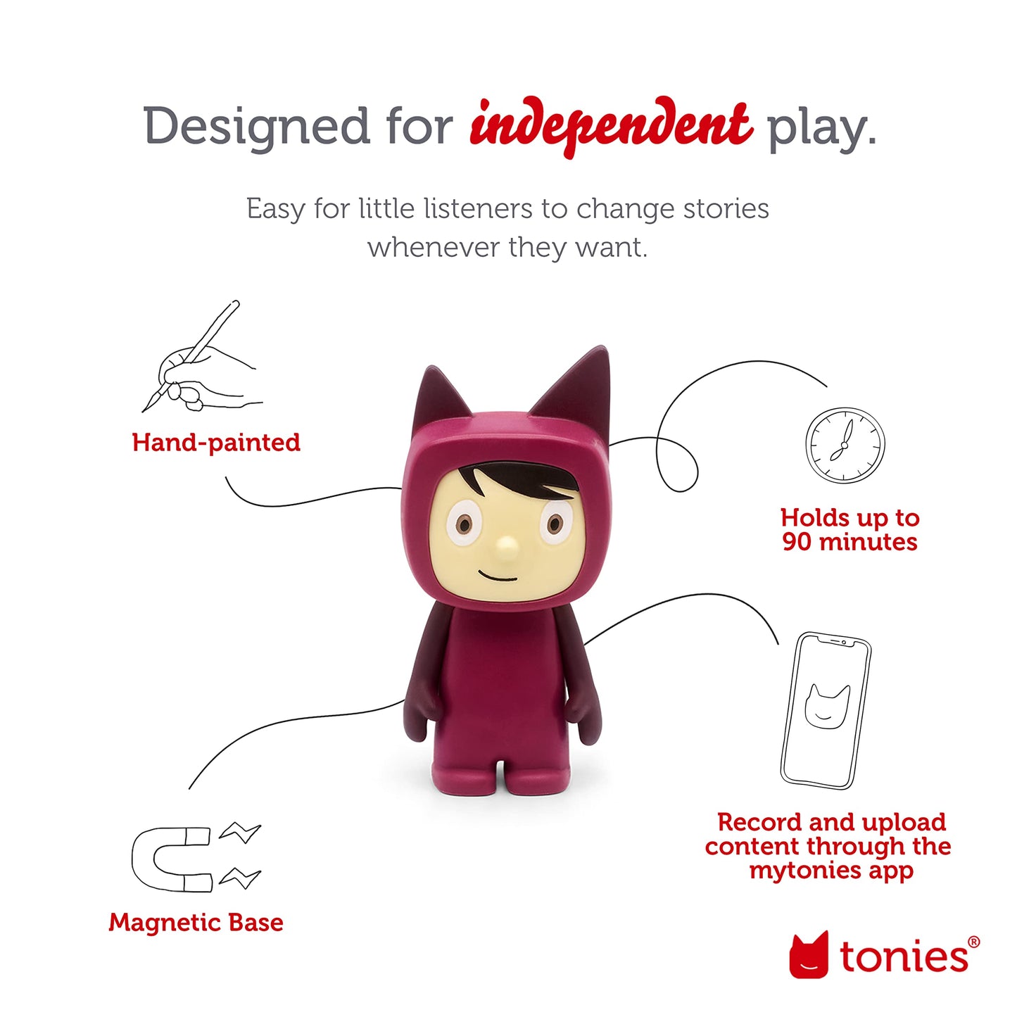 Tonies Creative Audio Character - Purple/Light