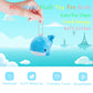Whale Plush Toy Set BB FUNHOUSE 6 Packs Soft Easter Animal Stuffed Plush Key Chain Set Goodie Bag Fillers Party Favor Carnival Prizes for Kids Boys and Girls  3.14inch