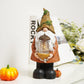 Topadorn Garden Gnome Statue Autumn Harvest Gnome Figurine With Pine Cone On Hand For Fall Harvest Party Thanks Giving House, La
