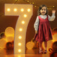 Imprsv 4Ft Marquee Numbers, Light Up Numbers Letters, Mosaic Numbers For Balloons, Gaint Marquee Numbers, Number 7 Balloon For 7