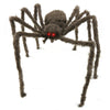 Big Mo's Toys Creepy Spider - Realistic Black Tarantula with Red LED Eyes