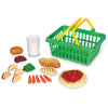 Learning Resources Healthy Dinner Basket - 19 Pieces , Ages 3+ Pretend Play Food for Toddlers, Preschool Learning Toys, Kitchen 
