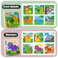 Cube Puzzle With Storage Tray,Toddler Kids Puzzles Ages 3 4 5 6,Educational Learning Montessori Toys For 3 4 5 Year Old,Puzzles