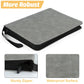 GERMUN Trading Card Binder  enhanced 9 Pocket Card Binder  720 Double Sided Pocket PU Collection Binder  Collector Album  Card Holder for MTG  TCG  Sports Cards (Marble Grey)