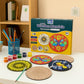 Mini Leaves Wooden Mandala Art Kit For Kids 6-12 And Adults | Beginner Mandala Drawing Kit With Set Of 6 | Wooden Mandala Art Pa