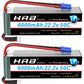 HRB 2pcs 6S 6000mAh Lipo Battery EC5 50C-100C 22.2V RC Lipo Battery Compatible with RC Helicopter Airplane Car Boat Truck