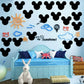 Mickeys Mouse Vinyl Chalk Chalkboard Stickers Minnies Mouse Head Stickers 2.97 x 2.5 Inch PVC Mickeys Stickers Mouse Head Sticke