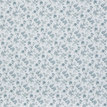 Iland Originality Dollhouse Wallpaper 39 * 15.7 Inch, Dollhouse Accessories On 1:12 Scale Or 1:6 Scale (Blue Rose)