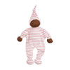 Under The Nile Organic Cotton Black Baby Buddy - Pink And White Stripe