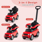 OLAKIDS Push Car for Toddlers  3 in 1 Licensed Landrover Baby Ride on Toy with Parent Control Handle Safe Guardrails  Kids Sliding Walker with Under Seat Storage Horn for Boys Girls (Ruby)