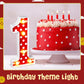 Glooglitter Mouse Birthday Decorations Marquee Light up Number Glowing Mouse Number Sign for 1st 2nd 3rd Boy Girl Kid Birthday P