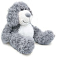 WEIGEDU Smiling Puppy Dog Stuffed Animal Plush Toys for Kids Boys Girls Birthday Nursery Bedtime Easter Gifts  17.7 inches Gray