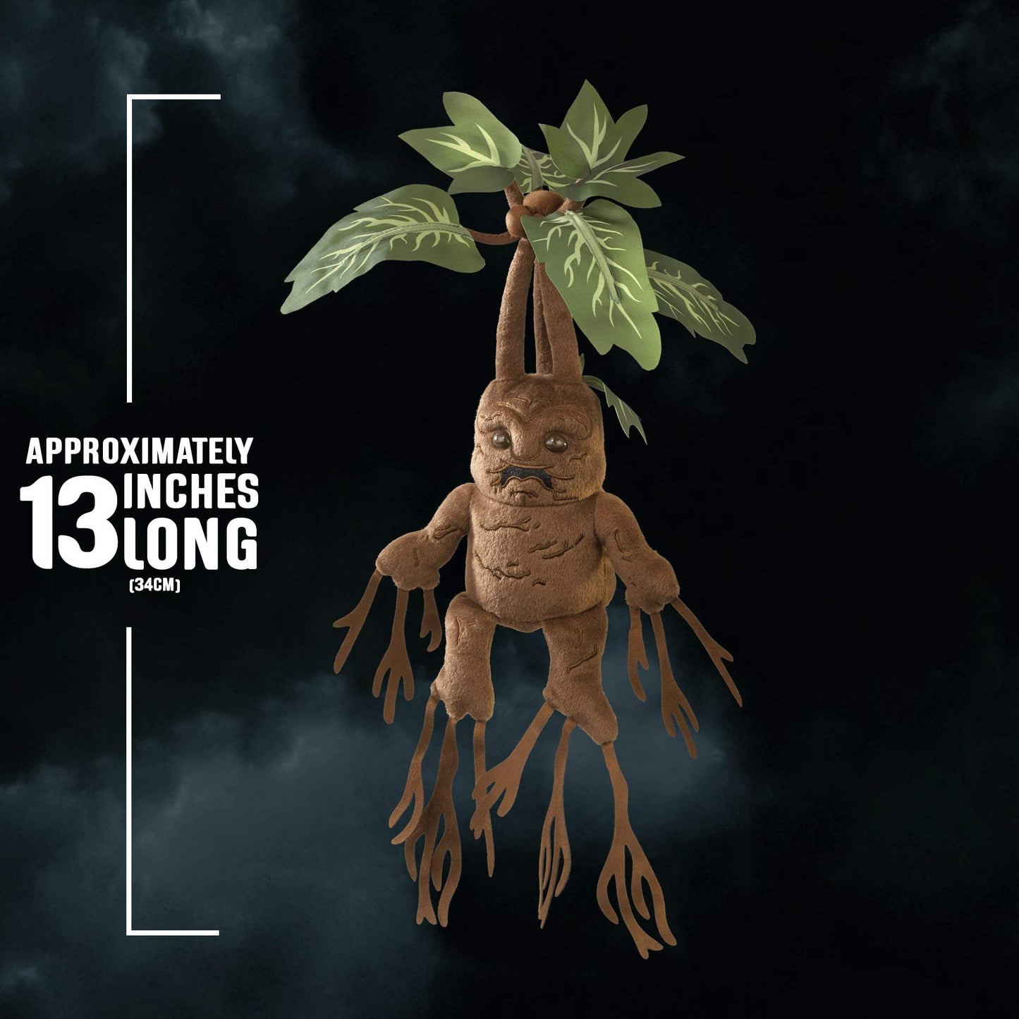 The Noble Collection Harry Potter Electronic Plush Mandrake, 30cm, Multicolor, Model NN8603, Polyester Plastic