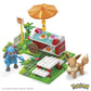 MEGA Pok  mon Action Figure Building Toys Set, Pok  mon Picnic with 193 Pieces, 2 Poseable Characters, Eevee and Riolu, Gift Ide