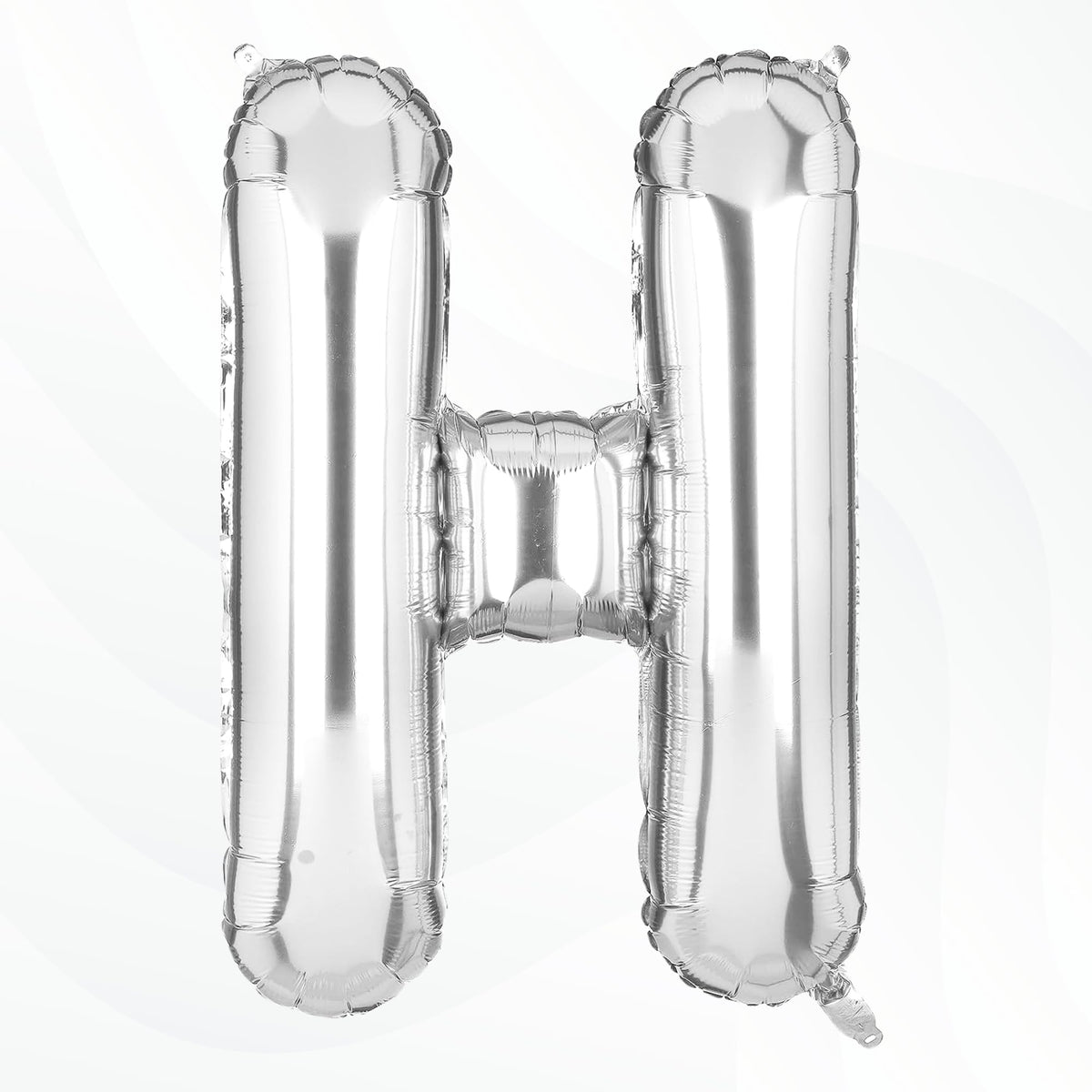 Flyloons Silver H Letter Foil Balloon Alphabets Balloons Perfect for Birthday Decoration Items, Anniversary, Bachelorette, Weddi