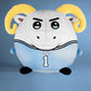 The Sleep Squad 12" Rameses Plushie - North Carolina Tar Heels Crystal Velboa Polyester Mascot