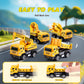Snapglowz Remote Control Car For Toddlers 2 3 4 5 6, Construction Trucks Cars Toys Toddler 2-6 Year Old Boy Toys Carrier Toys To