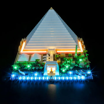 Briksmax Led Lighting Kit For Lego-21058 Great Pyramid Of Giza - Compatible With Lego Architecture Building Blocks Model- Not Include The Lego Set