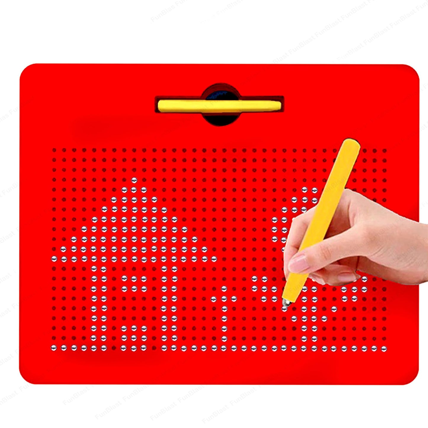 Funblast Magnetic Drawing Board Educational Toy - Sketch Pad For Kids, Draw Freely Doodle Pad With Magnetic Balls For 3+ Kids (R
