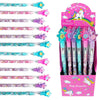 TINYMILLS 24 Pcs Unicorn Stackable Push Pencil Assortment with Eraser for Unicorn Pink Birthday Party Favor Prize Carnival Goodi