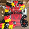 Deapeick 134Pcs Race Car Balloon Birthday Party Supplies Decorations For Boys - Racing Car Theme Party Supplies Happy Birthday R