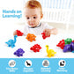 Matching Letters Counting Dinosaur Toys With Double-Sided Abc Alphabet Preschool Learning Uppercase Lowercase Sensory Sorting Educational Montessori Toy Sets For Kids Toddler Aged 3+ Years Old