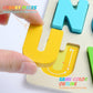 Wooden Puzzles for Toddlers  ABC Alphabet Puzzle  Learning Toys  Preschool Learning Activities  Preschool Educational Toddler Puzzle for Gift Set