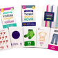 Stellarsol 2-Pack Gift Set Korean Alphabet Flashcards For Toddlers, Preschoolers, Beginners | Hangul, Numbers, Colors, Shapes, A