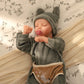 Kdudgso Lifelike Reborn Baby Dolls - 17 Inch Sleeping Realistic Newborn Baby Doll Soft Vinyl Limbs & Cloth Body Poseable Close E