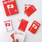 Jack Dire Studios Red Flags Card Game for Adults, Funny Party Game, 3-10 Players, Red, Model RFC-001, Paper Material