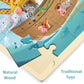 Moinkidz 24 Piece Puzzles For Kids 3 Year Old, Noah'S Ark Religious Scene Puzzle, Wooden Jigsaw Puzzles For Toddlers Ages 3-5, Preschool Puzzles For 3 4 5 Year Old With Puzzle Tray