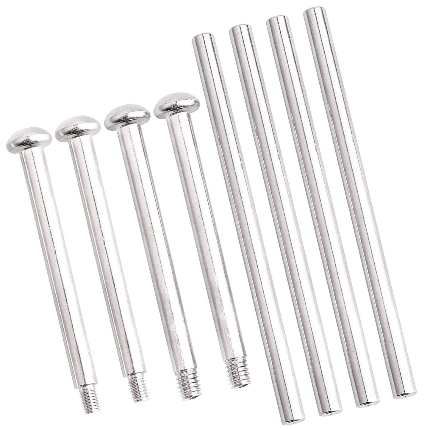 AllinRC Steel Hinge Pins Front Upper & Lower Outer for Arrma 1/8 Kraton Typhon Talion 6S BLX 1/7 Felony Infraction