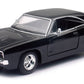 New Ray 1969 Dodge Charger R/T Black Muscle Car Collection 1/25 Diecast Model Car