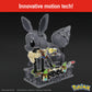 Mega Pokémon Action Figure Building Set - Motion Eevee, 1366 Pieces, Plastic, Multicolor, Model HTH71