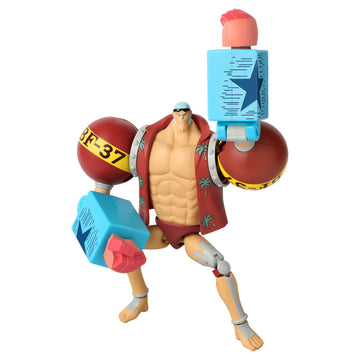ANIME HEROES One Piece Franky Action Figure - 6.5 Inch PVC Collectible Model 36938