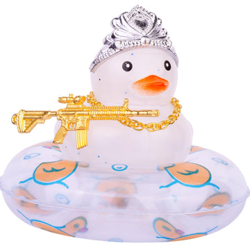 Cofubcad Car Rubber Duck Dashboard Decoration Colorful Duck Car Ornaments With Special Props Mini Swim Ring Sunglasses Cowboy Or Sun Hat(A28)