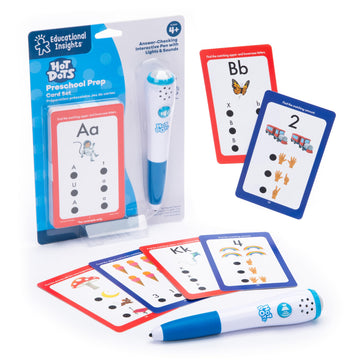 Educational Insights Hot Dots? Preschool Prep Set - Toddler Learning Workbooks, Reading And Math Games, Abc Flash Cards, Homesch